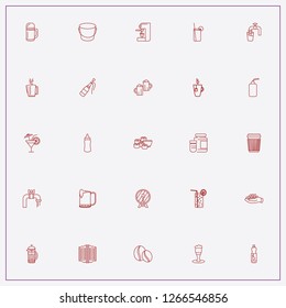 icon set about drink with keywords tap water, boxing drink bottle and baby milk bottle