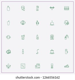 icon set about drink with keywords tea cup, water dispenser and coffee machine