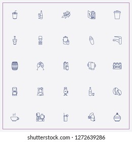 icon set about drink with keywords water dispenser, cocktail and apple juice