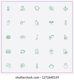 icon set about drink with keywords coffee seeds, turkish coffee and juice bottle