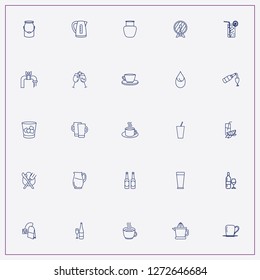 icon set about drink with keywords champagne, bottle and tea glass