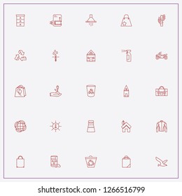 icon set about ecology with keywords plant root, recycle sign and recycle bin