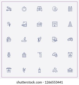 icon set about ecology with keywords plants, recycle sign and plant root