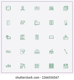 icon set about education with keywords book, notices and mathematics rulers