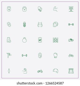 icon set about fitness with keywords gymnastics, joint and skipping rope