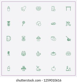 icon set about food with keywords food service trolley, coffee cup and pumkin
