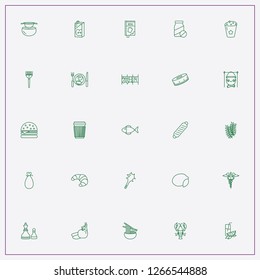 icon set about food with keywords spice, sportt nutrition and mace