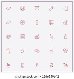 icon set about food with keywords radish, vegetables and stove