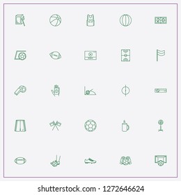 icon set about football with keywords football corner kick, sport flags and matches