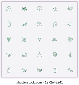 icon set about forest with keywords water flask, sport water flask and tree