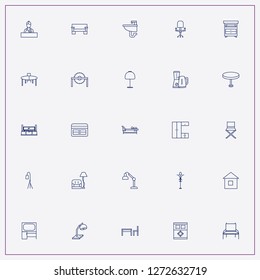 icon set about furniture with keywords table with chair, table saw and chaise