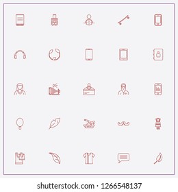 icon set about hipster with keywords leaf, message and retro photo camera