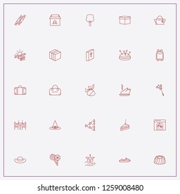 icon set about holiday with keywords lollipop, moneybox and needle case