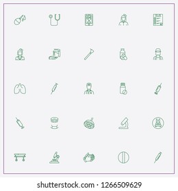 icon set about hospital with keywords call to rescue, nurse and stretcher
