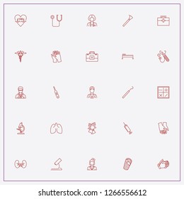 icon set about hospital with keywords medical bed, calculator symbols and bandage