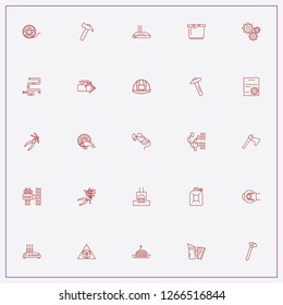 icon set about industry with keywords wireless network receiver, radioactive sign and movie tape