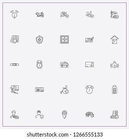 icon set about insurance with keywords insurance agreement, insurance contract and home purchase