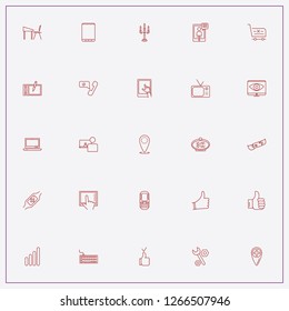 icon set about internet with keywords mobile phone, laptop chat and candle stick
