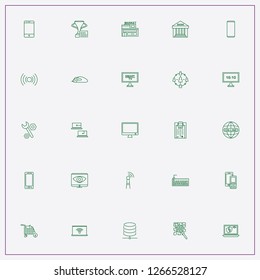 icon set about internet with keywords computer keyboard, mobile phones and smart phone