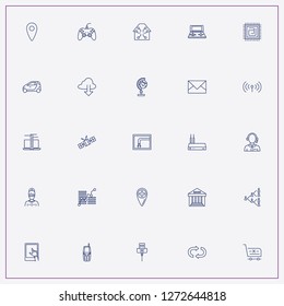 icon set about internet with keywords globe, wireless network receiver and file transfer