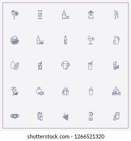 icon set about juice with keywords juice bottle, grape and beer cover