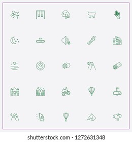 icon set about landscape with keywords udder, castle and flatiron