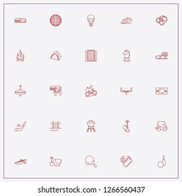 icon set about leisure with keywords golf car, game station and computer play station