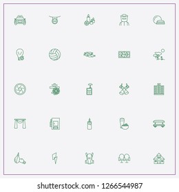 icon set about light with keywords cross, candle and cinema hall chairs