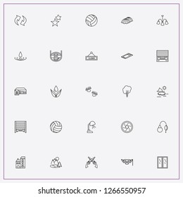 icon set about light with keywords building, table lamp and wall lamp