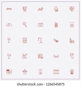 icon set about man with keywords cocktail, security unlock and binocular