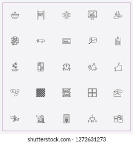 icon set about marketing with keywords internet phone call, society and management