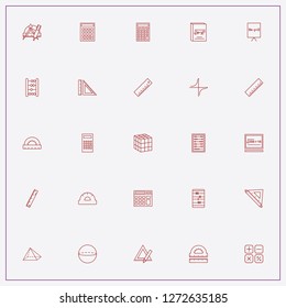 icon set about mathematics with keywords mathematical tools, mathematics equation and calculator buttons
