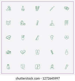 icon set about medicine with keywords nurse, chemical flask and halloween flask