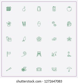 icon set about nature with keywords egg, snowflake and wind