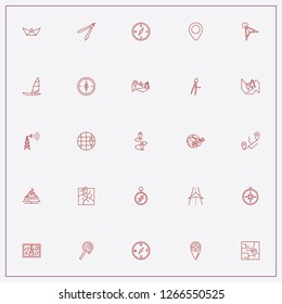 icon set about navigation with keywords location arrow, location and radar tower