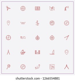 icon set about navigation with keywords map location, building location and searching location