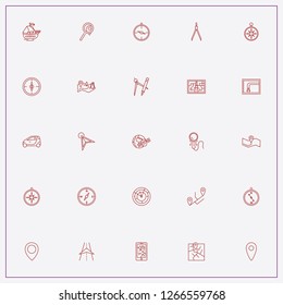 icon set about navigation with keywords location arrow, location and mobile tracking location