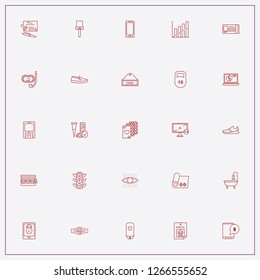icon set about people with keywords wanted, diving and shoe