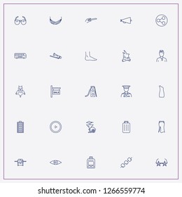 icon set about people with keywords table soccer, bus and retina