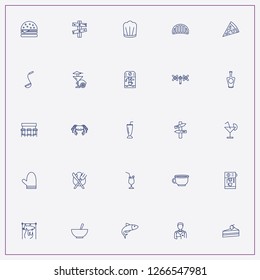 icon set about restaurant with keywords waiter, cognac and coctail glass