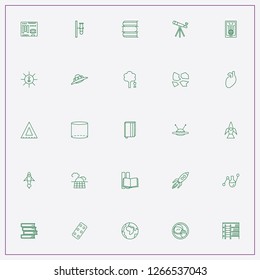 icon set about science with keywords mathematics figures, human heart and pills