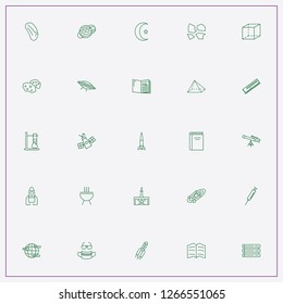 icon set about science with keywords laboratory flask, micro board and telescope