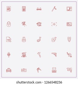 icon set about security with keywords police car, police flasher and mobile unlock