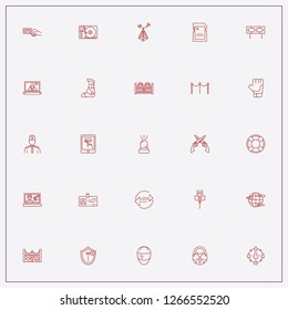 icon set about security with keywords connection data, hard disk and soldier
