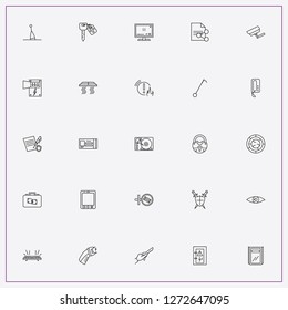 icon set about security with keywords retina, money case and police flasher