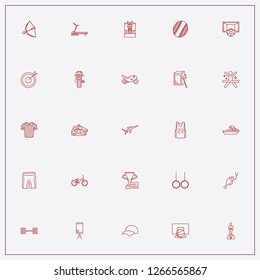 icon set about sport with keywords board stand, yacht and archery