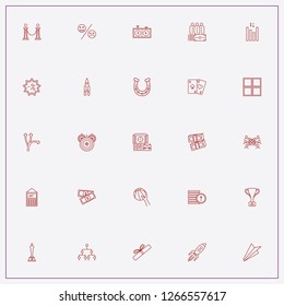 icon set about success with keywords game cards, basketball and income growth