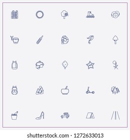 icon set about summer with keywords thermometer, swimming pool ladder and global warming