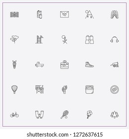 icon set about summer with keywords blossoming of flower, swimming pool ladder and fences