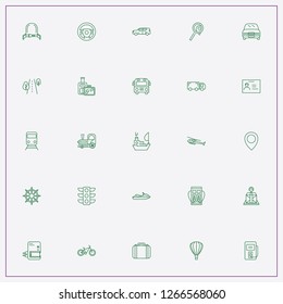 icon set about transport with keywords location, school bus and helicopter